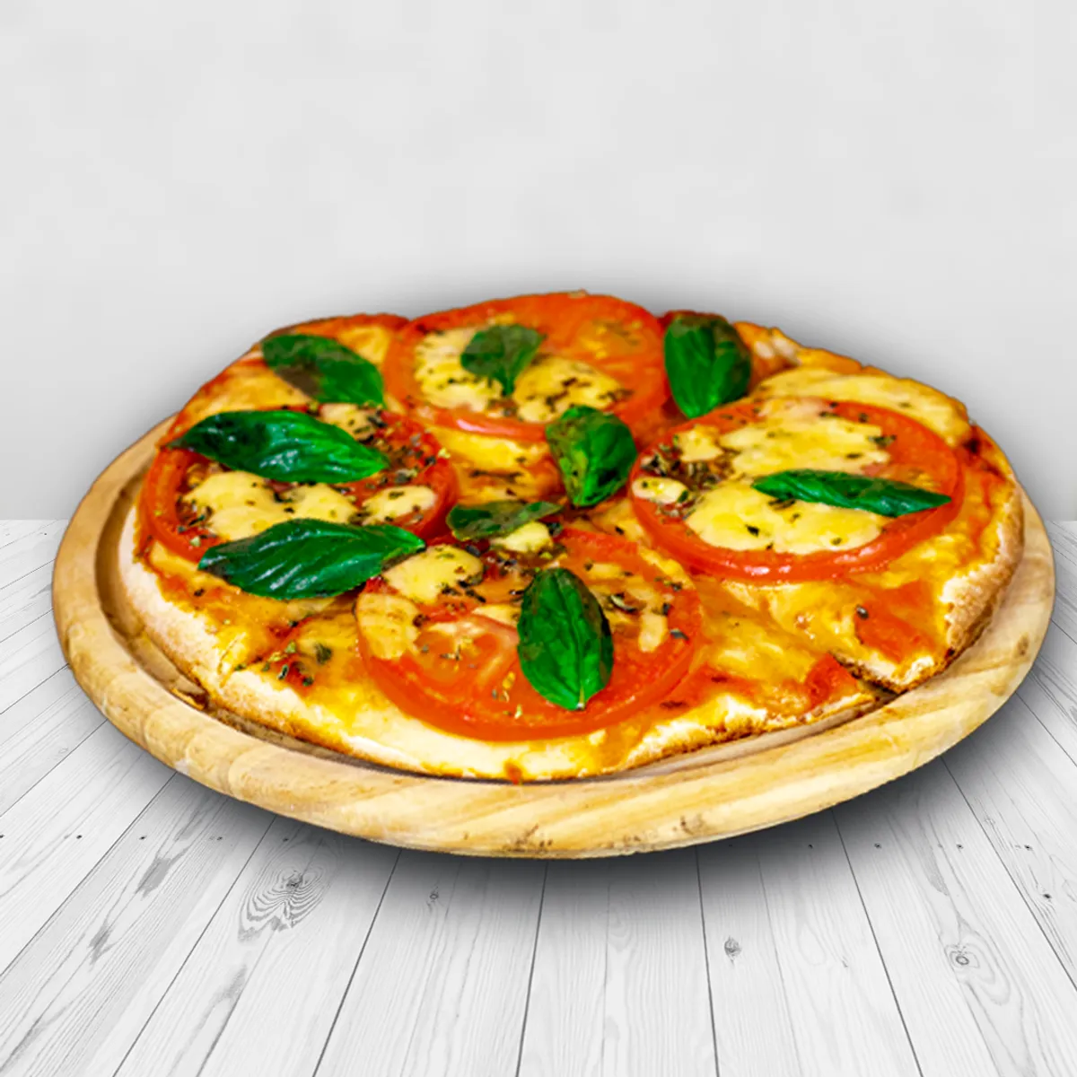 Pizza mediana margarita 8 porciones