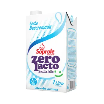 Leche Uht Zero Lactosa Soprole 1lts (Sku 253)