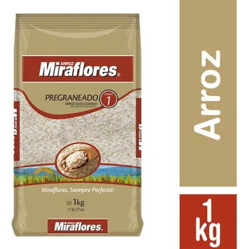 Arroz Miraflores Pregraneado G1 1kg (Sku 781)