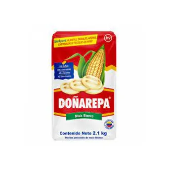 Harina De Maiz Doña Arepa Maiz Blanco 1,1kg (Sku 446)